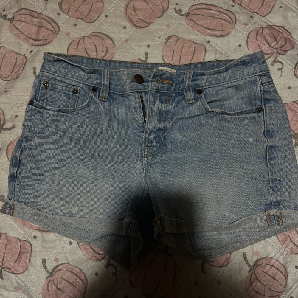 Light Blue Denim Shorts
